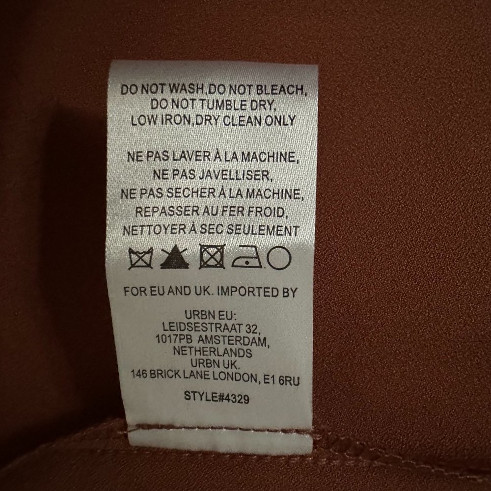 NWT ANTHROPOLOGIE - Stretch Flair Pants in Bronze – size M - Picture 10 of 11